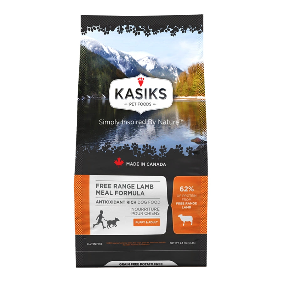 Kasiks Free Range Lamb Meal Formula Dog Food