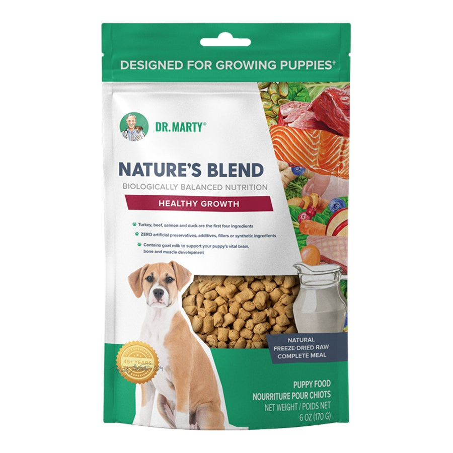 Dr. Marty Freeze-Dried Raw Nature&#39;s Blend Healthy Growth Dog Food