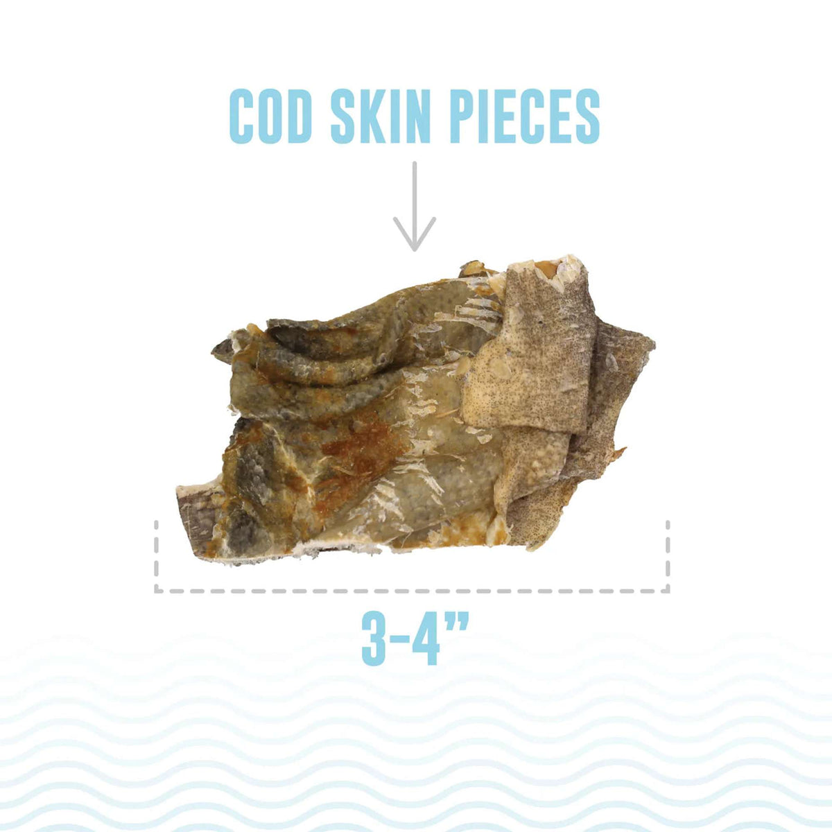 Icelandic+ Cod Skin Pieces Dog Treats