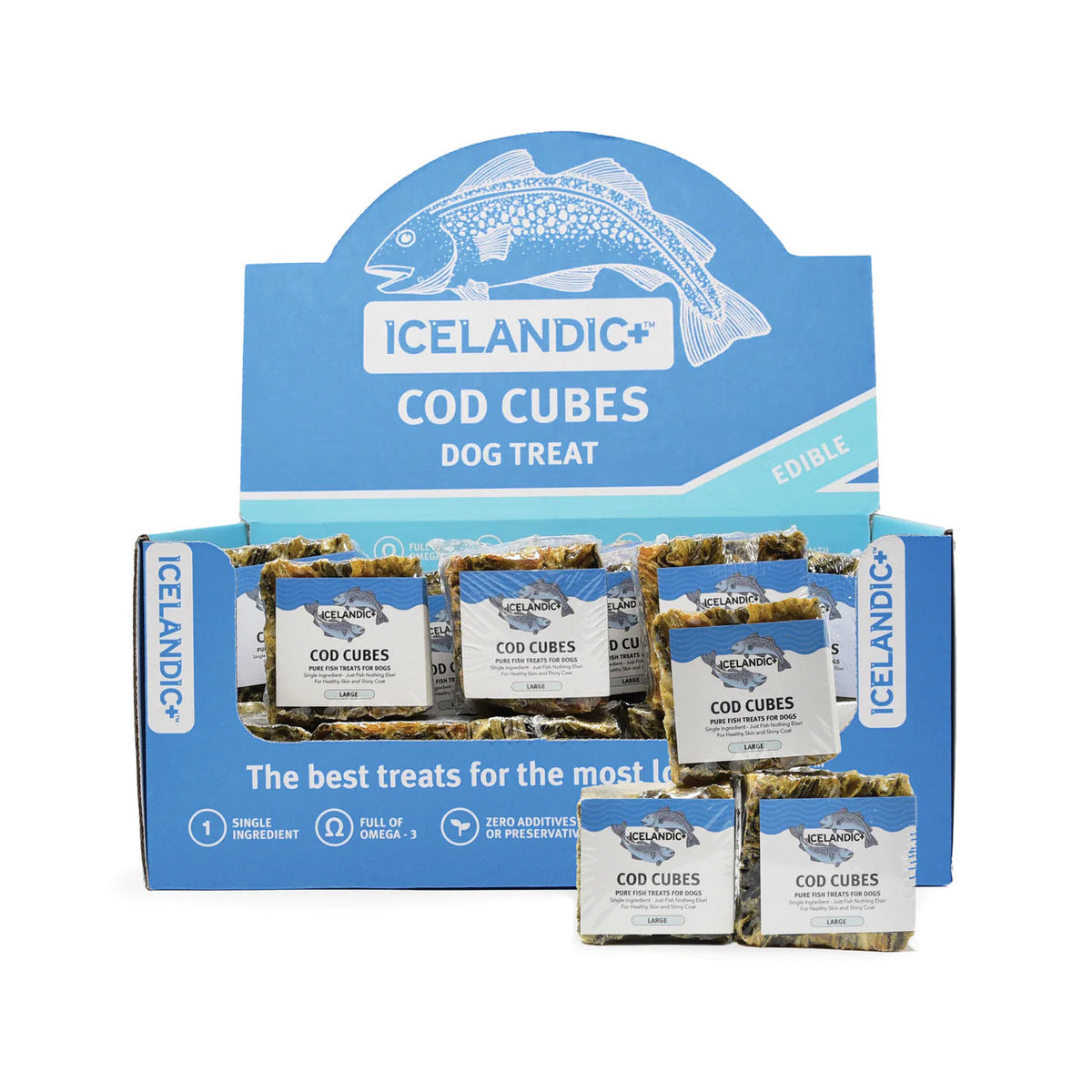 Icelandic+ Cod Cubes Dog Treats