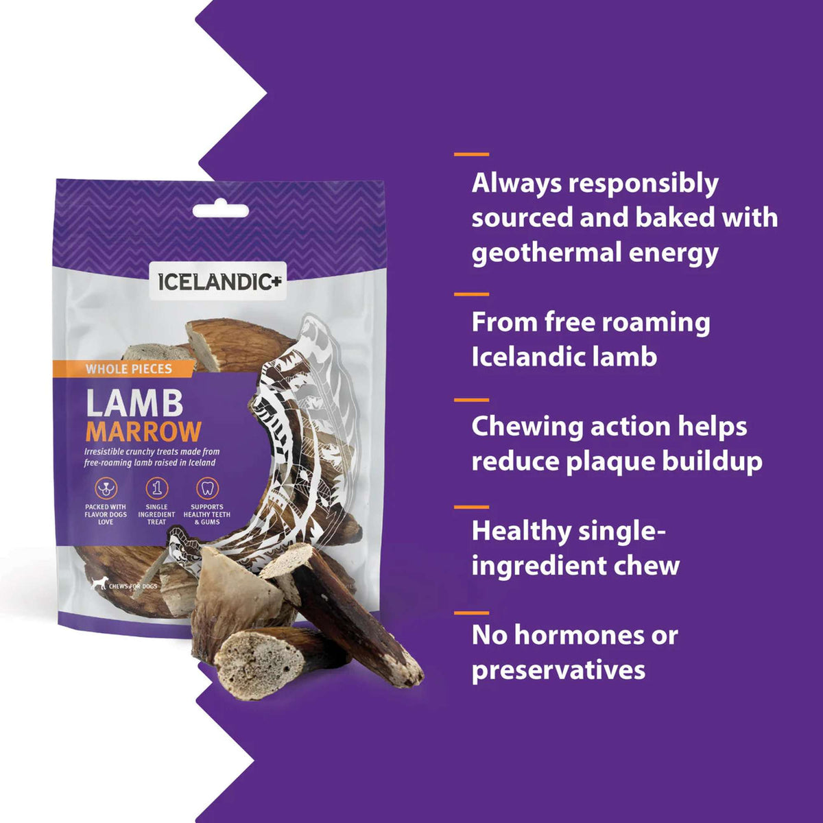 Icelandic+ Lamb Marrow Dog Chew