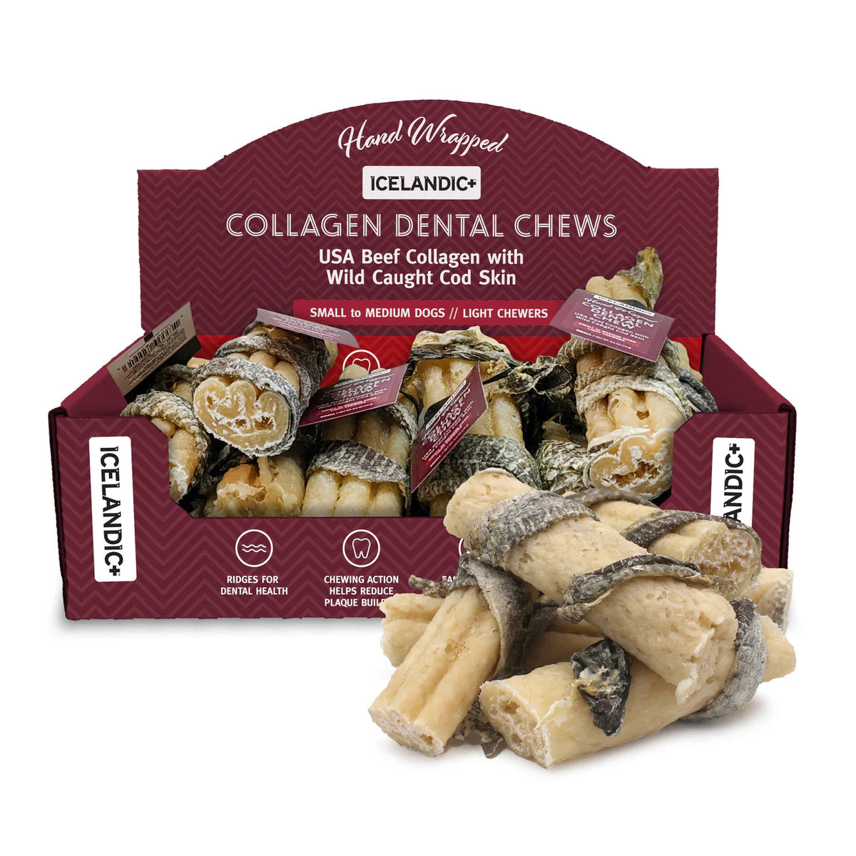 Icelandic+ Beef Collagen Dental Dog Chews