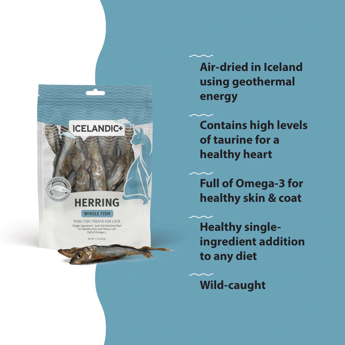 Icelandic+ Herring Whole Fish Cat Treats