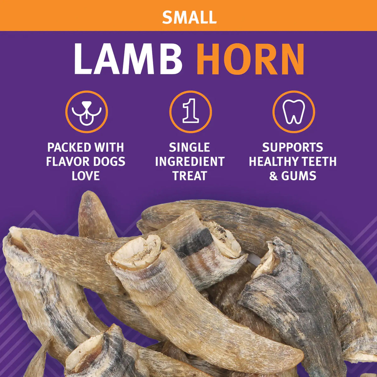 Icelandic+ Lamb Horn with Marrow Dog Chew