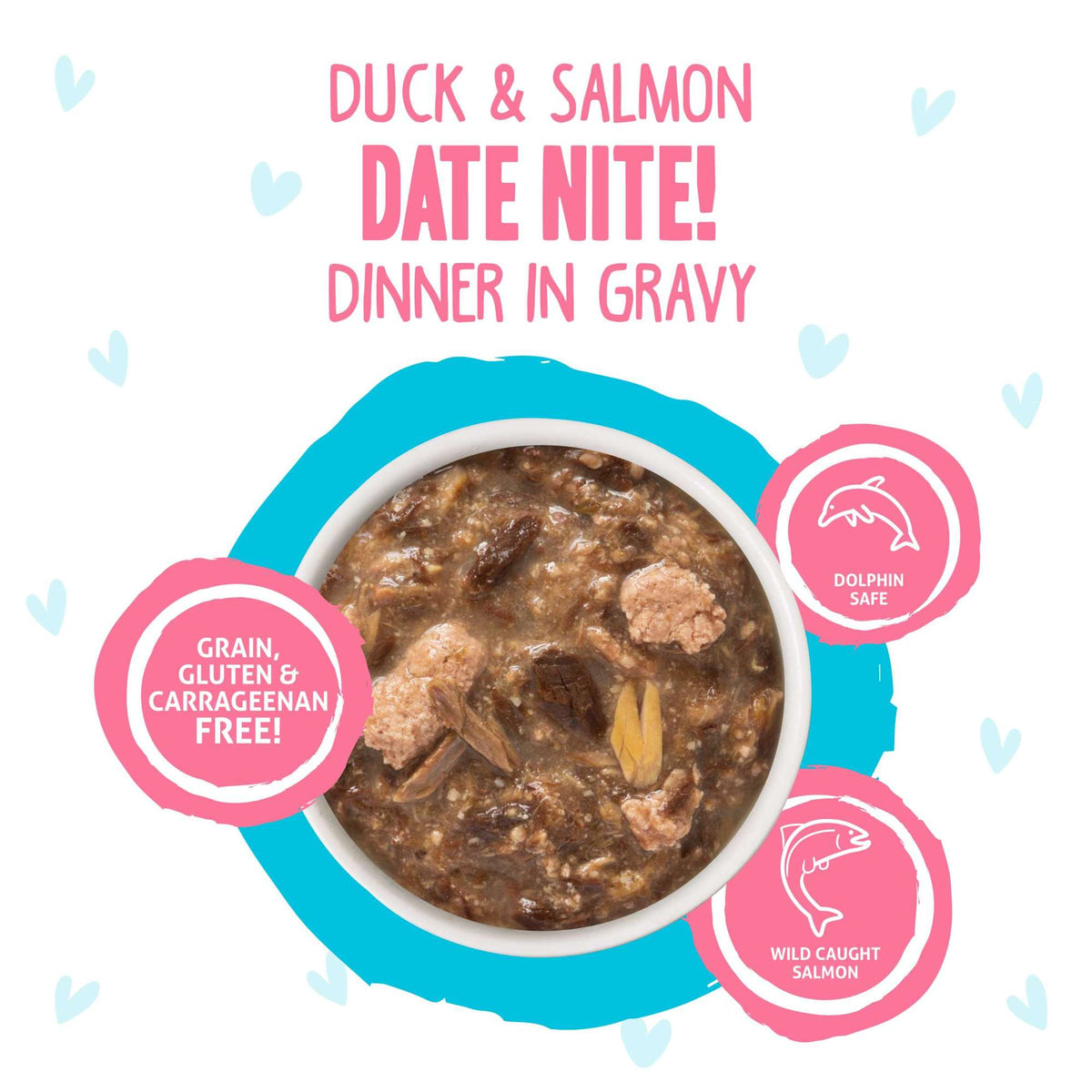 BFF OMG Gravy! Date Nite! Duck &amp; Salmon Cat Food Pouch