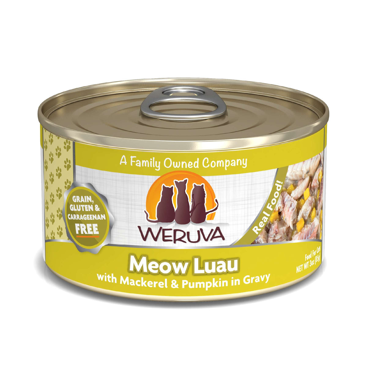 Weruva Meow Luau with Mackerel &amp; Pumpkin Canned Cat Food