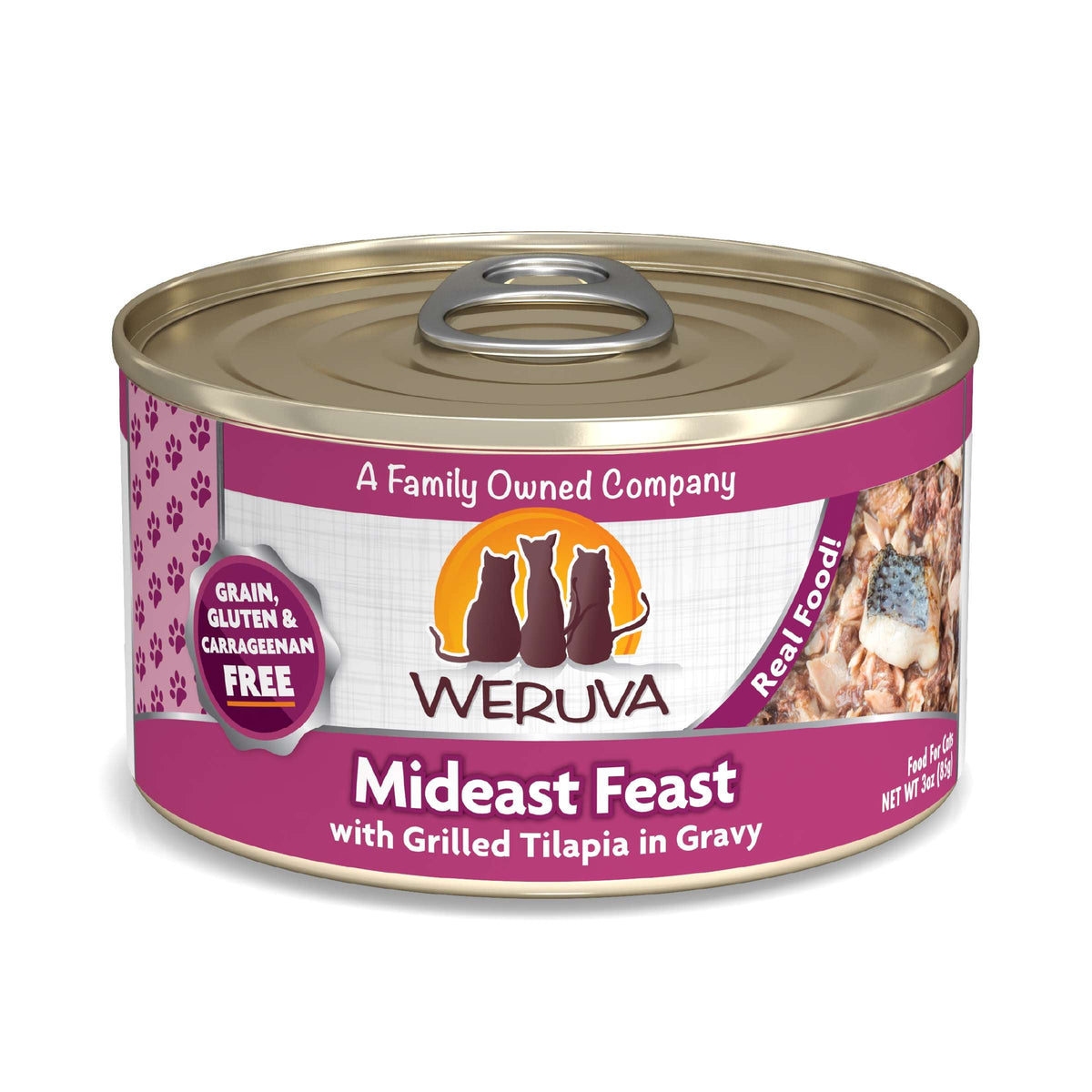 Weruva Mideast Feast with Grilled Tilapia Canned Cat Food
