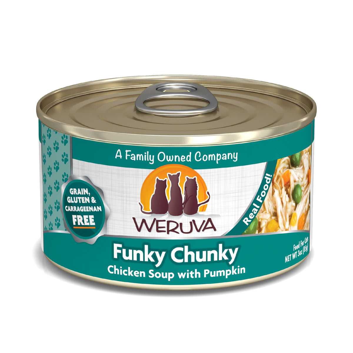 Weruva Funky Chunky Chicken Soup with Pumpkin Canned Cat Food