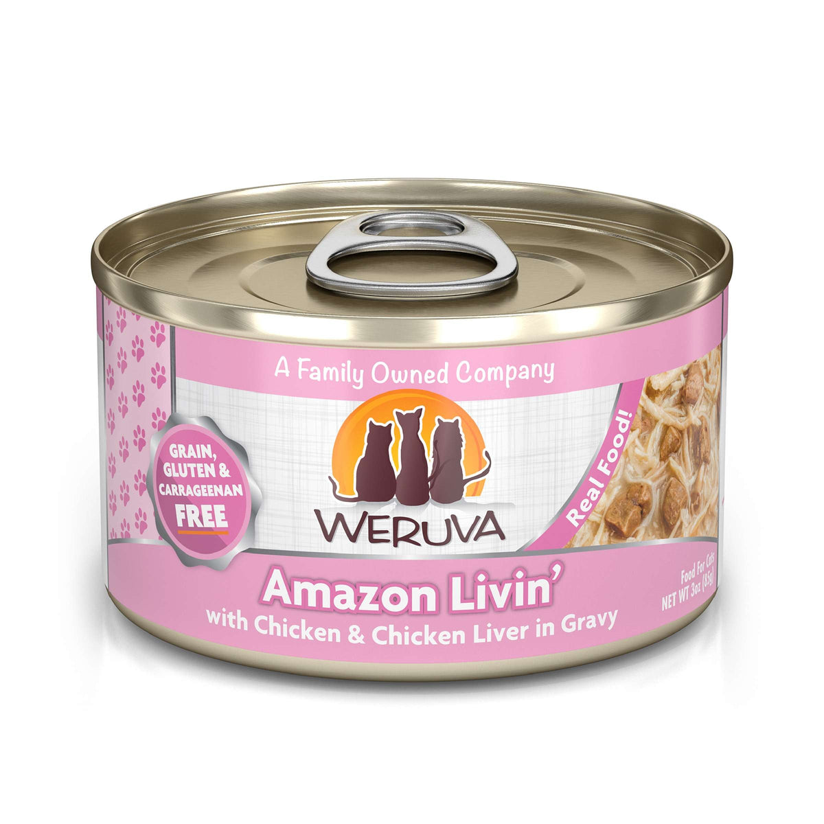 Weruva Amazon Livin&#39; Chicken &amp; Chicken Liver Canned Cat Food