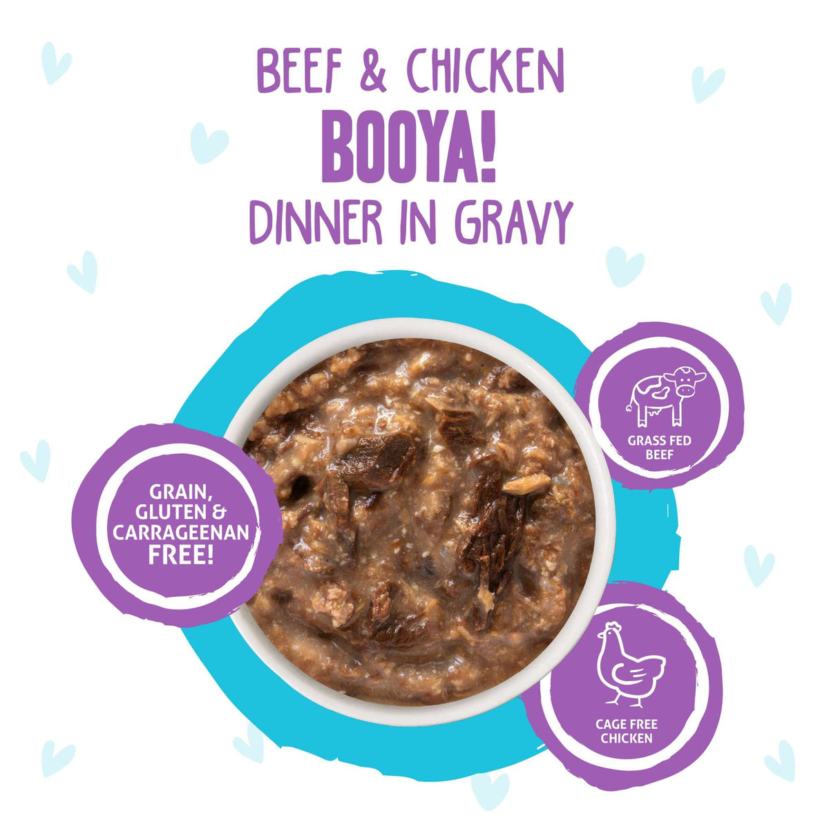 BFF OMG Gravy! Booya! Beef &amp; Chicken Cat Food Pouch