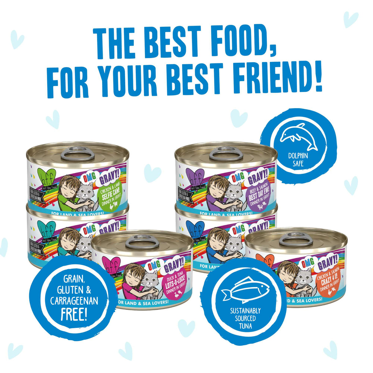 BFF OMG Rainbow Road Variety Pack Canned Cat Food