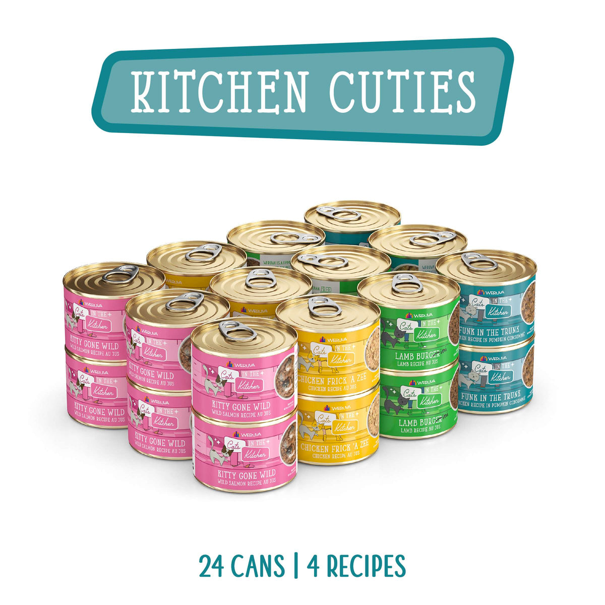 Cats In the Kitchen Kitchen Cuties Variety Pack Canned Food