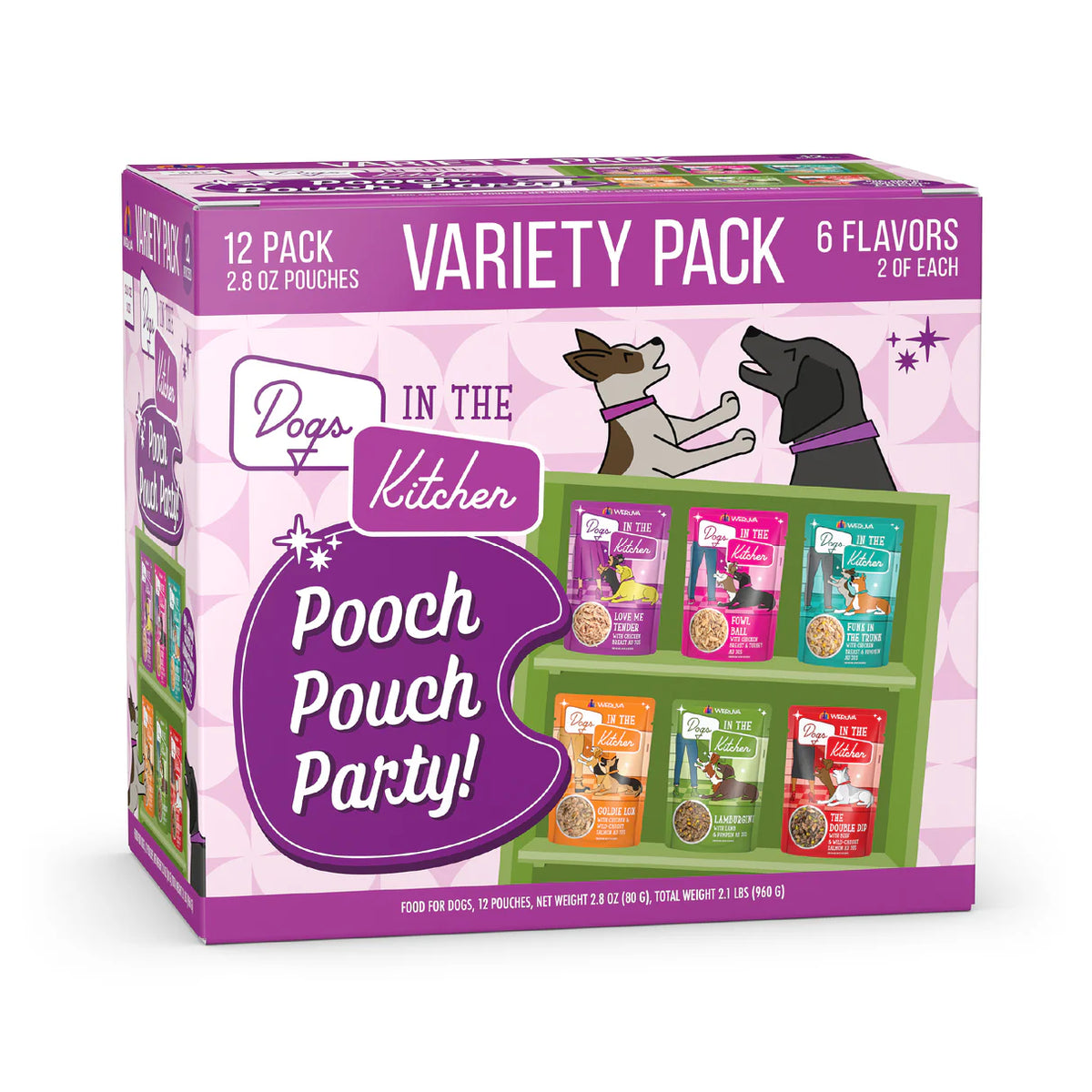 Dogs In The Kitchen Pooch Pouch Partay! Variety Pack Pouch