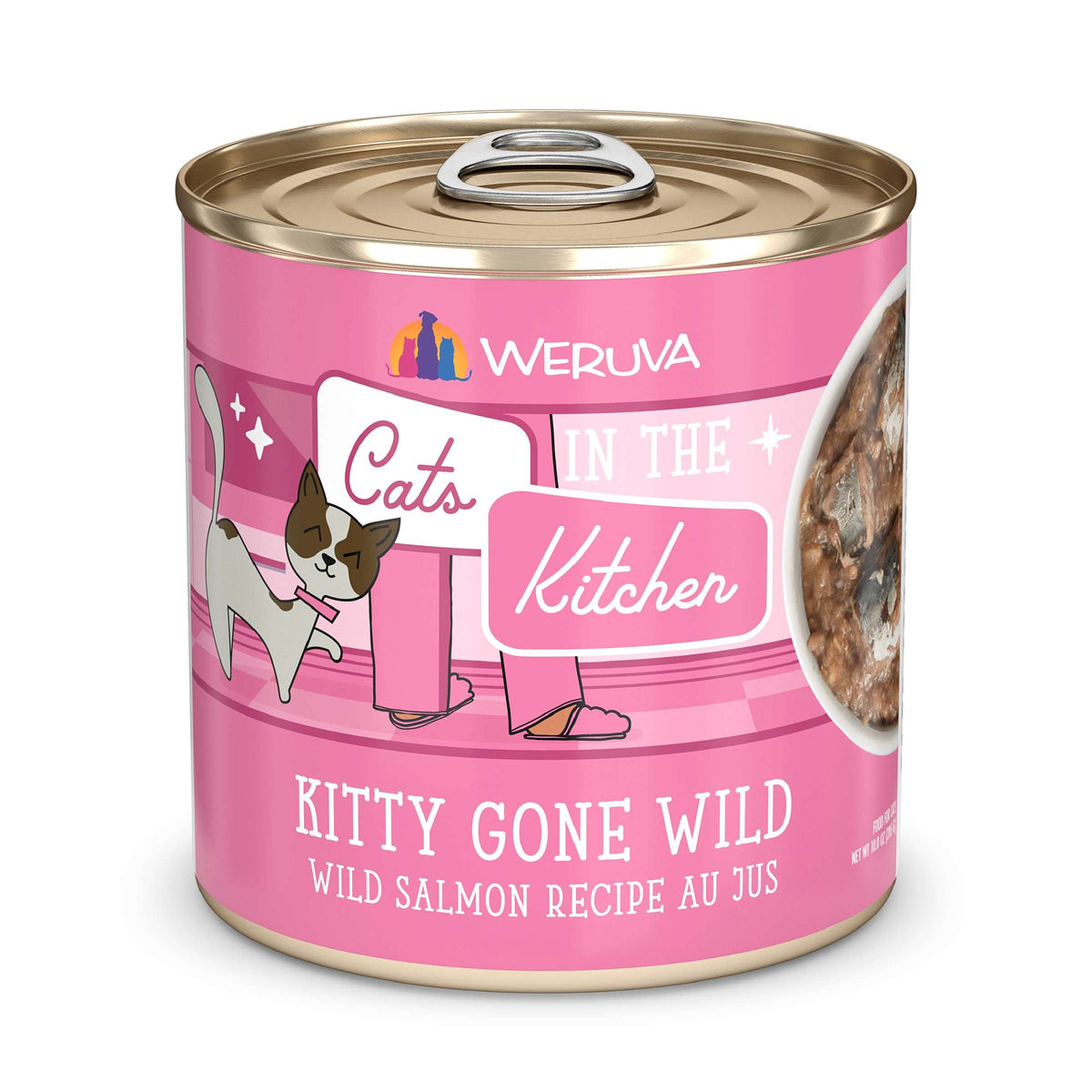 Cats In the Kitchen Kitty Gone Wild Salmon Canned Food