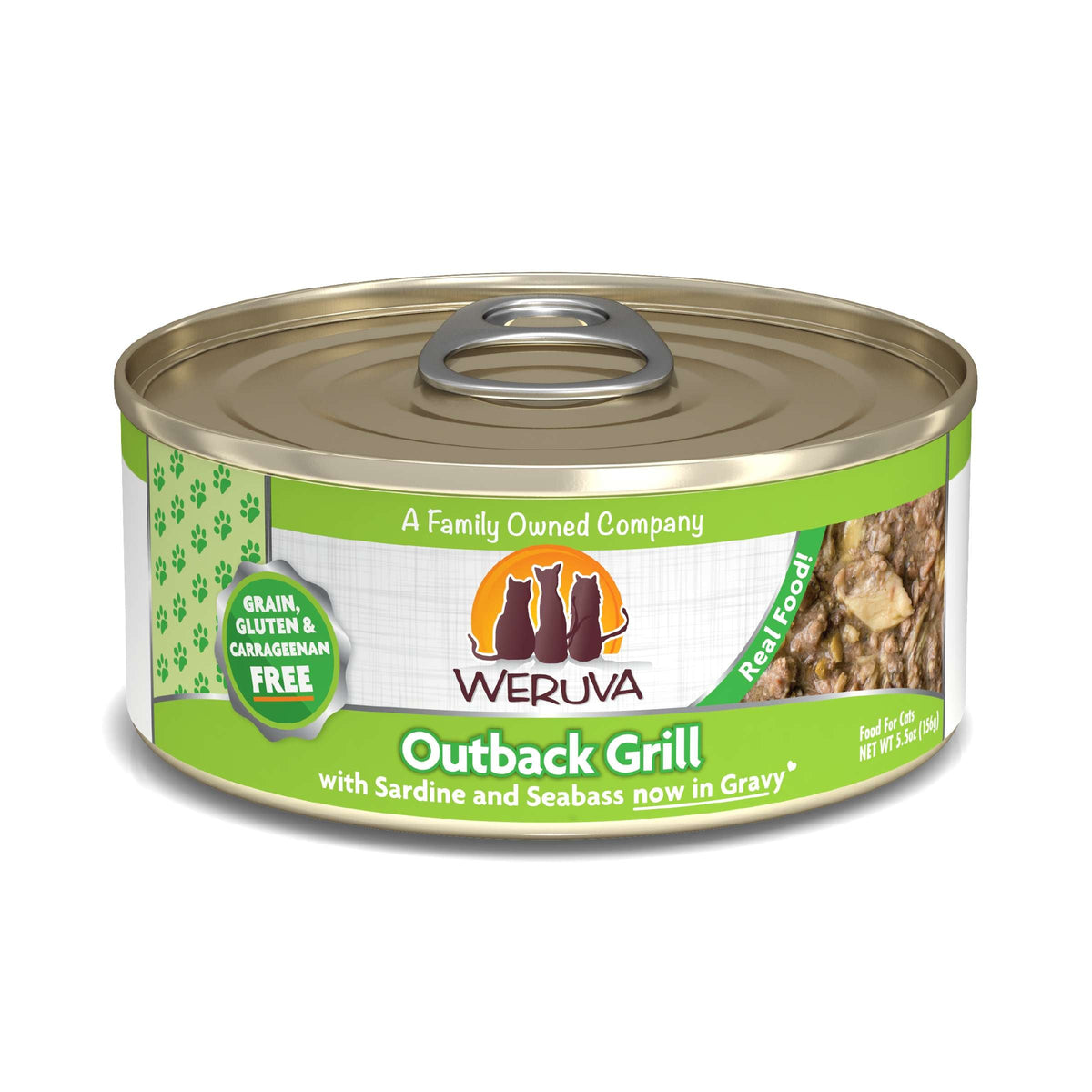 Weruva Outback Grill with Sardine &amp; Sebass Canned Cat Food