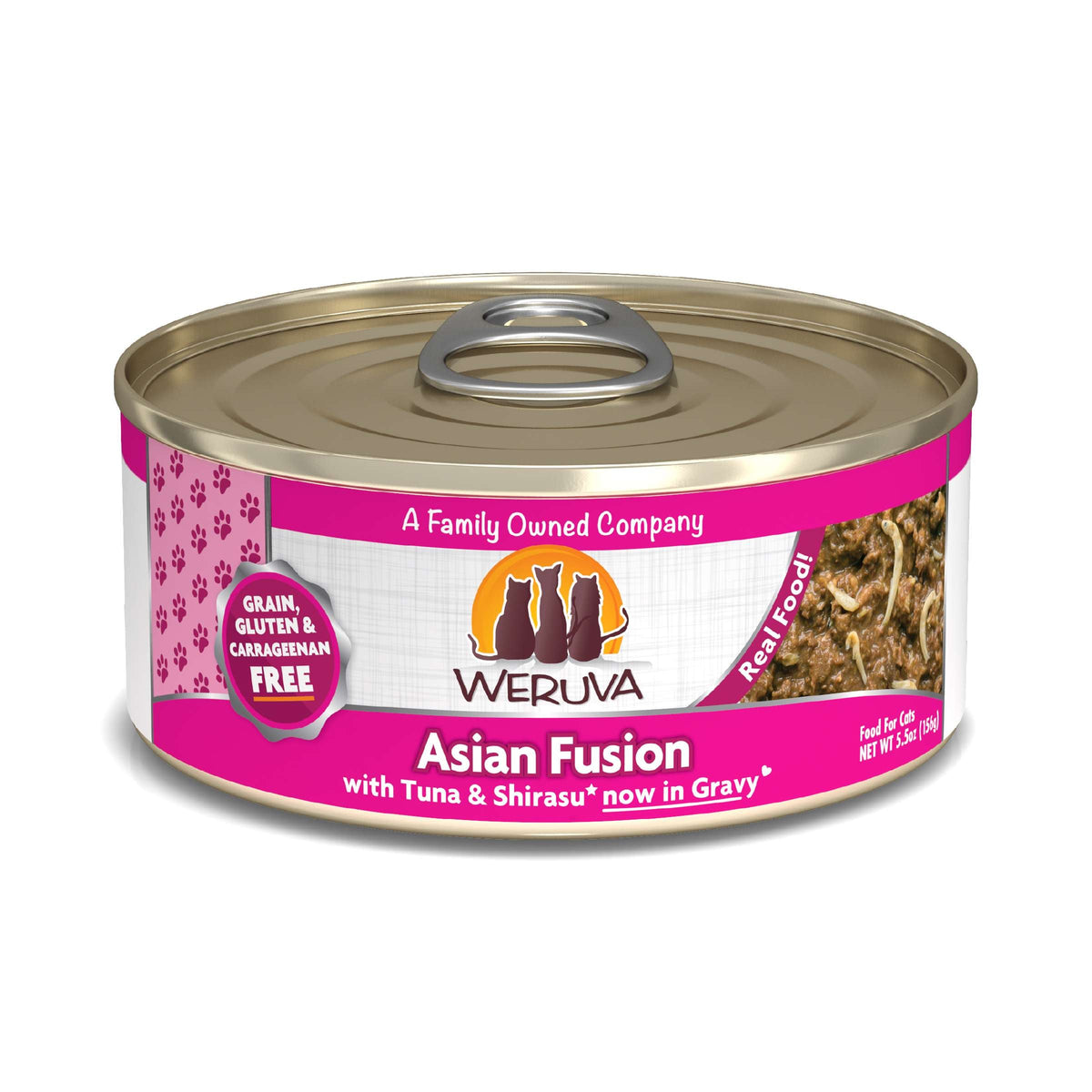 Weruva Asian Fusion Tuna &amp; Shirasu Canned Cat Food