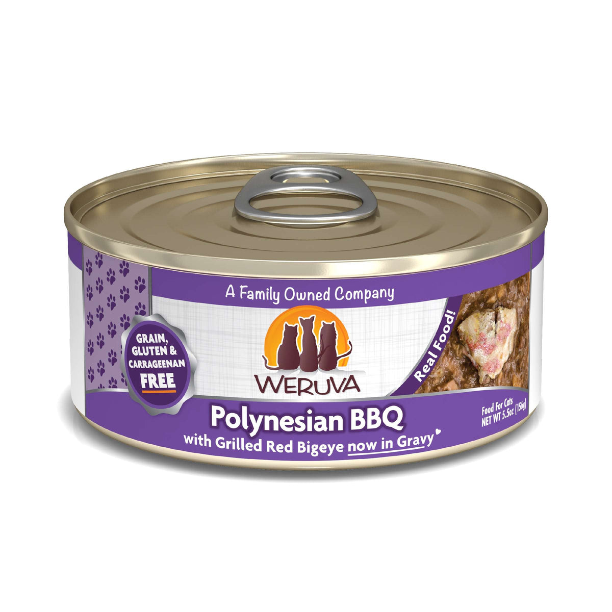 Weruva Polynesian BBQ with Grilled Red Bigeye Canned Cat Food