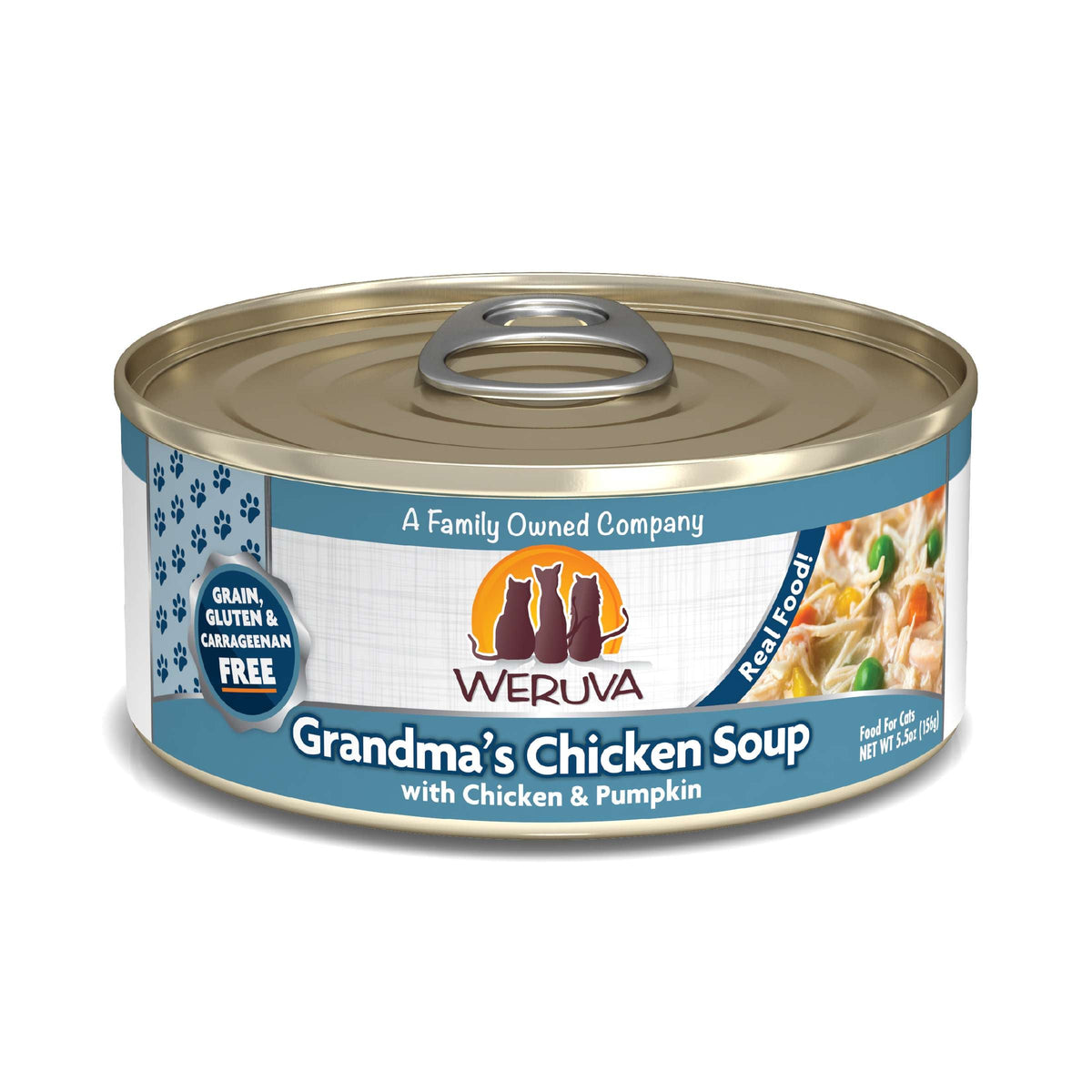 Weruva Grandma&#39;s Chicken Soup Chicken &amp; Pumpkin Canned Cat Food