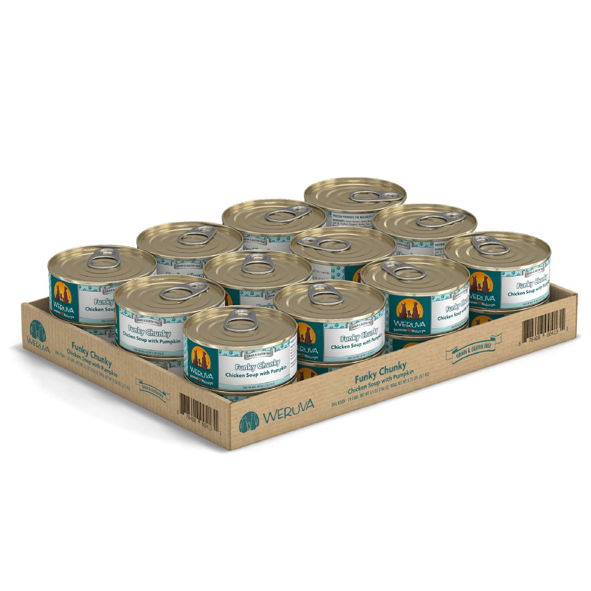 Weruva Funky Chunky Chicken Soup with Pumpkin Canned Dog Food