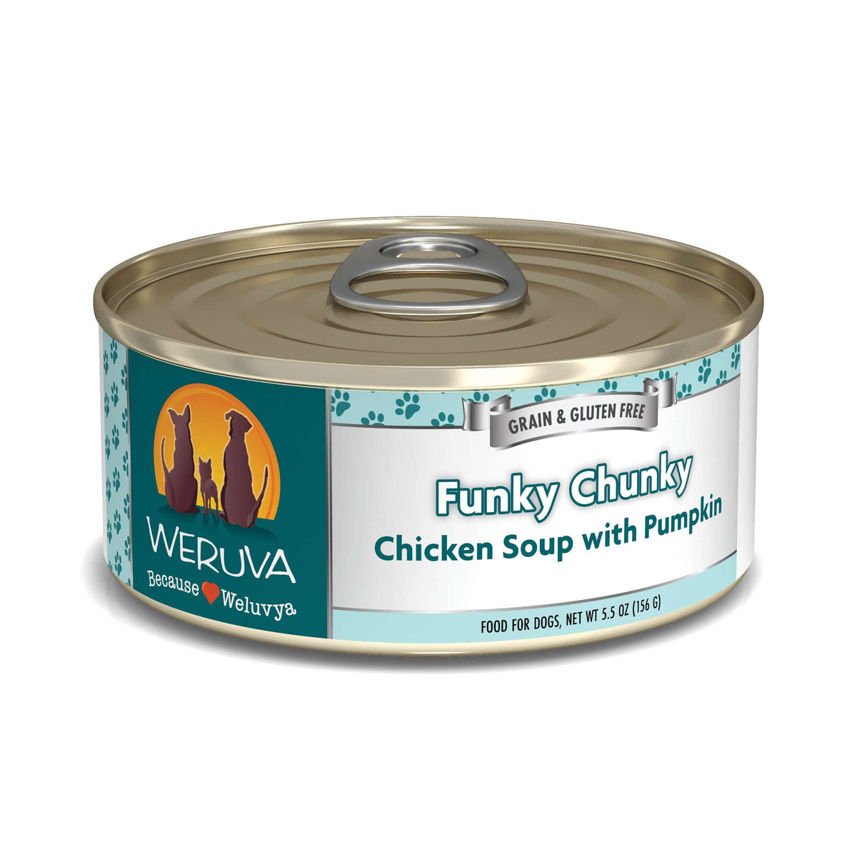 Weruva Funky Chunky Chicken Soup with Pumpkin Canned Dog Food