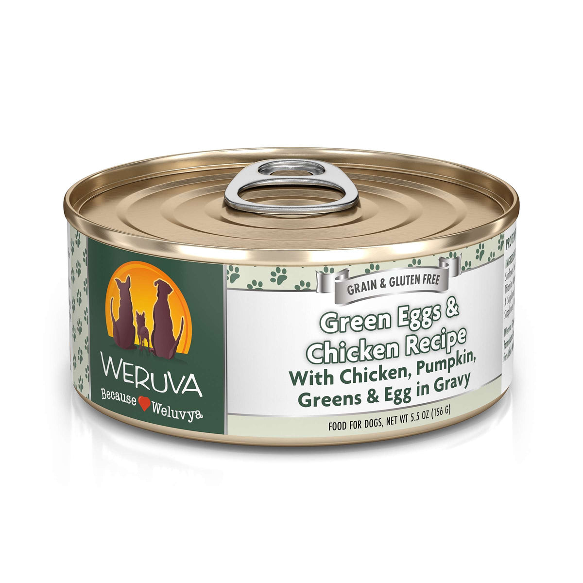 Weruva Green Eggs &amp; Chicken with Chicken, Eggs &amp; Greens Canned Dog Food