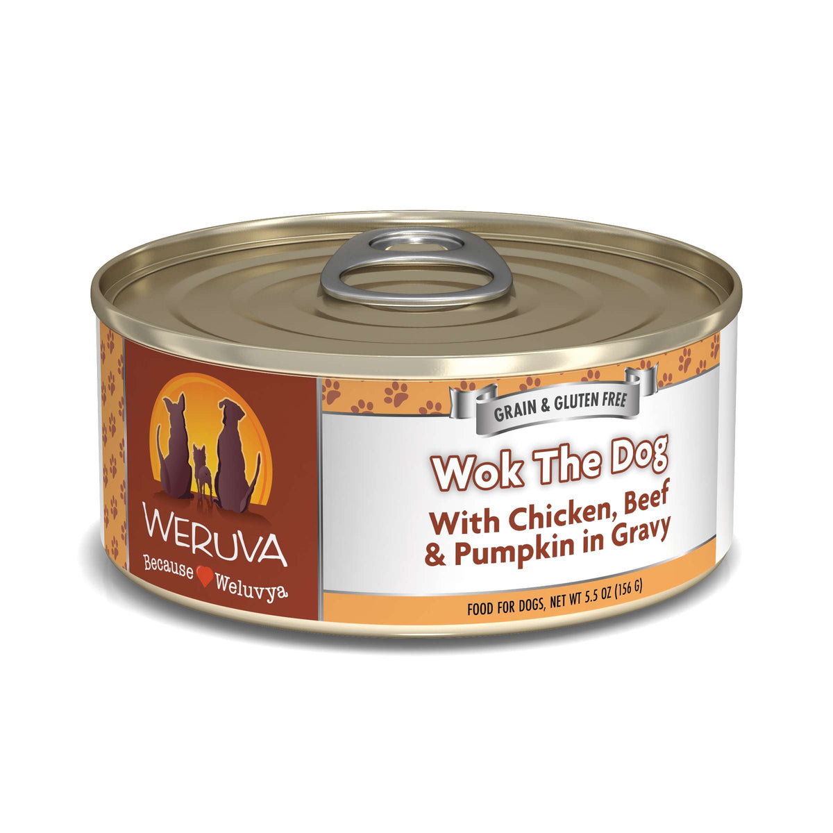 Weruva Wok The Dog with Chicken, Beef &amp; Pumpkin Canned Dog Food
