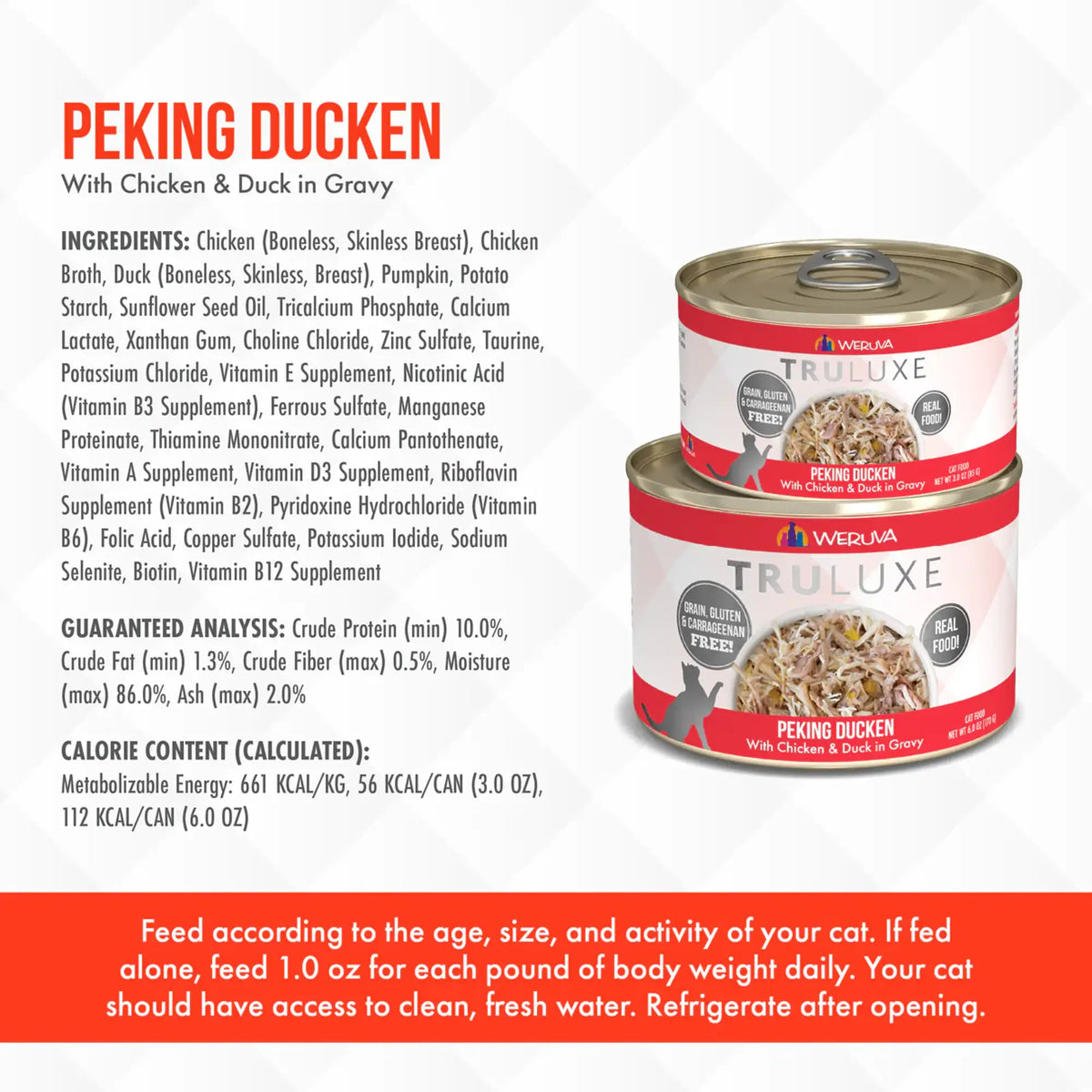 TruLuxe Peking Ducken Chicken &amp; Duck Canned Cat Food