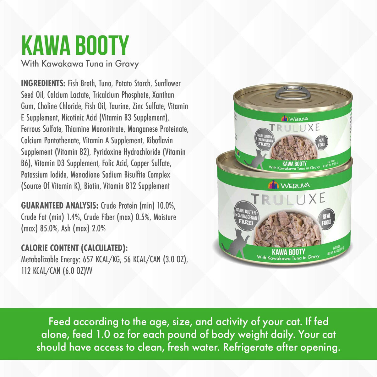 TruLuxe Kawa Booty Kawakawa Tuna Canned Cat Food