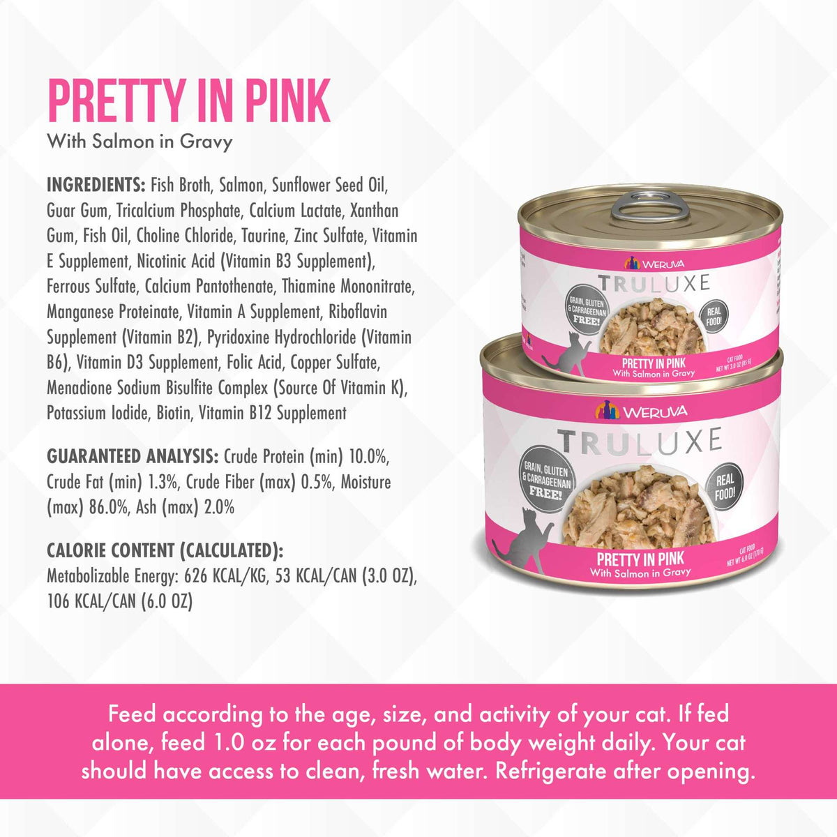 TruLuxe Pretty In Pink Salmon in Gravy Canned Cat Food