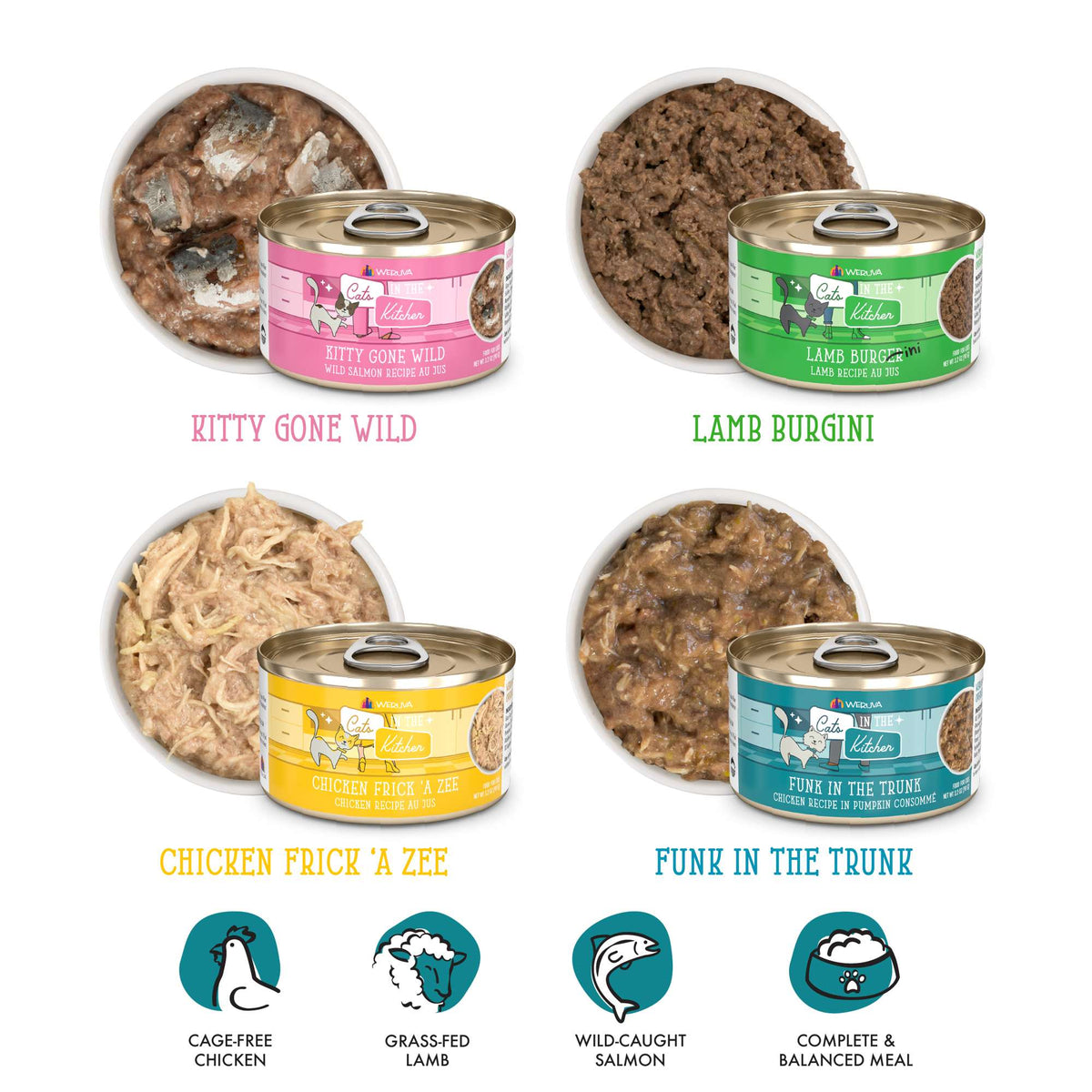 Cats In the Kitchen Kitchen Cuties Variety Pack Canned Food