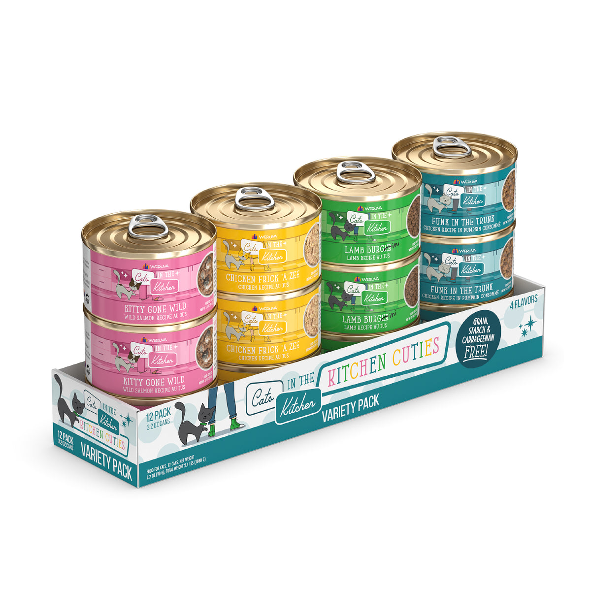 Cats In the Kitchen Kitchen Cuties Variety Pack Canned Food