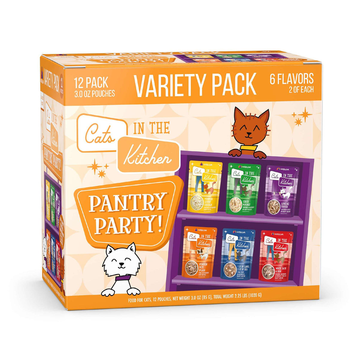 Cats In the Kitchen Pantry Party! Variety Pack Pouch