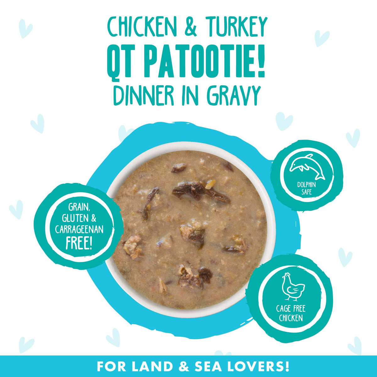 BFF OMG Gravy! QT Patootie! Chicken &amp; Turkey Canned Cat Food