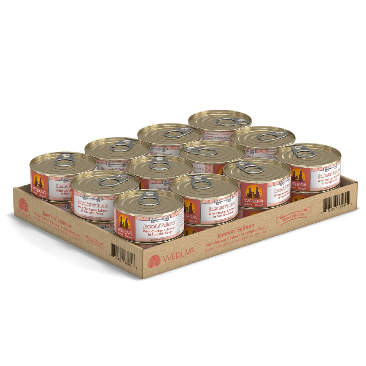 Weruva Jammin&#39; Salmon with Chicken &amp; Salmon in Pumpkin Soup Canned Dog Food