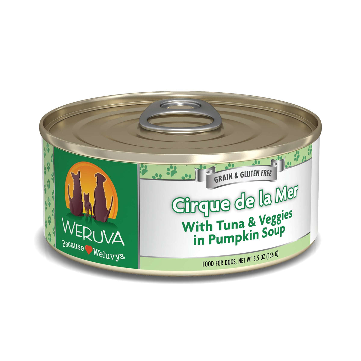 Weruva Cirque de la Mer Tuna &amp; Veggies in Pumpkin Soup Canned Dog Food