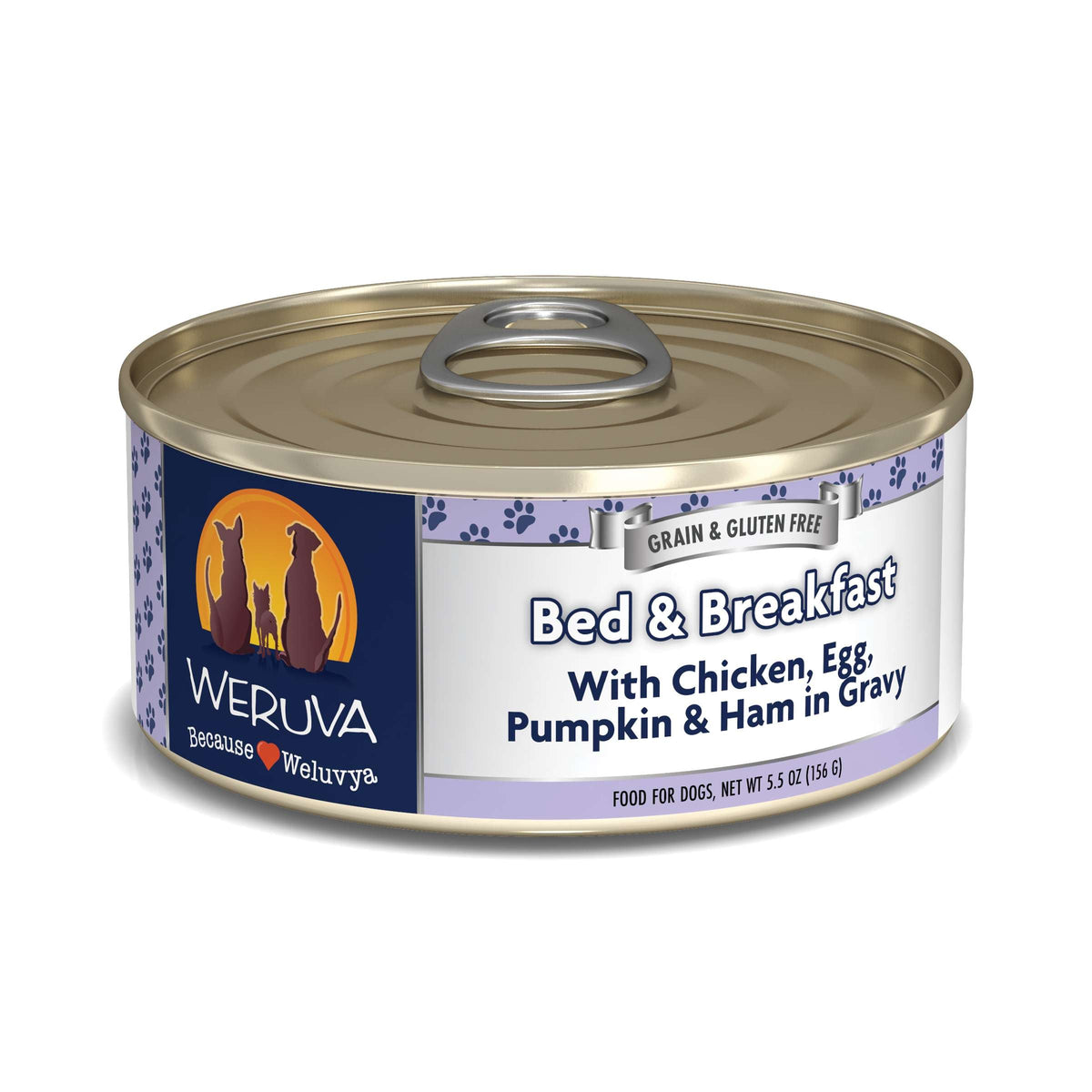 Weruva Bed &amp; Breakfast Chicken, Egg &amp; Pumpkin Canned Dog Food