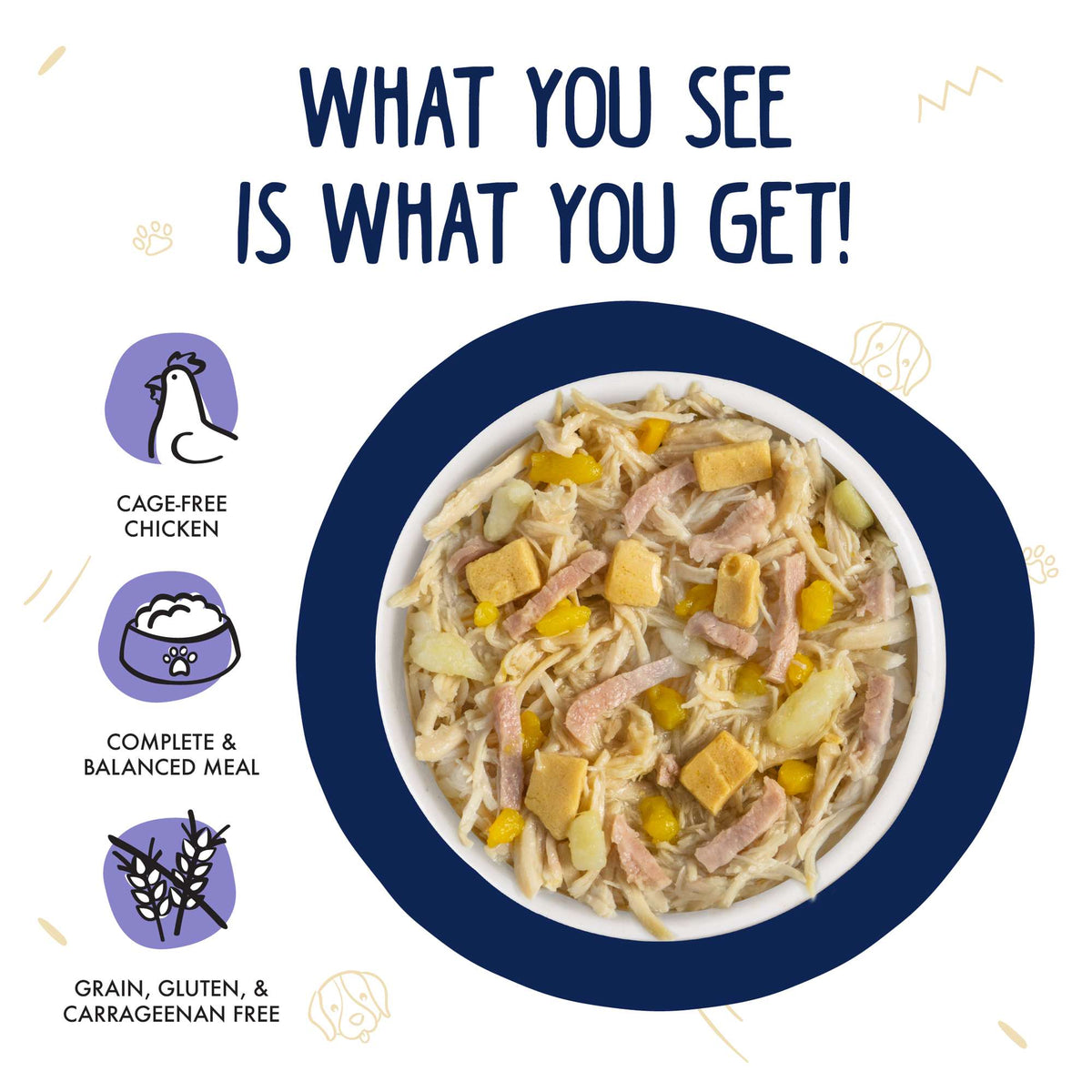 Weruva Bed &amp; Breakfast Chicken, Egg &amp; Pumpkin Canned Dog Food