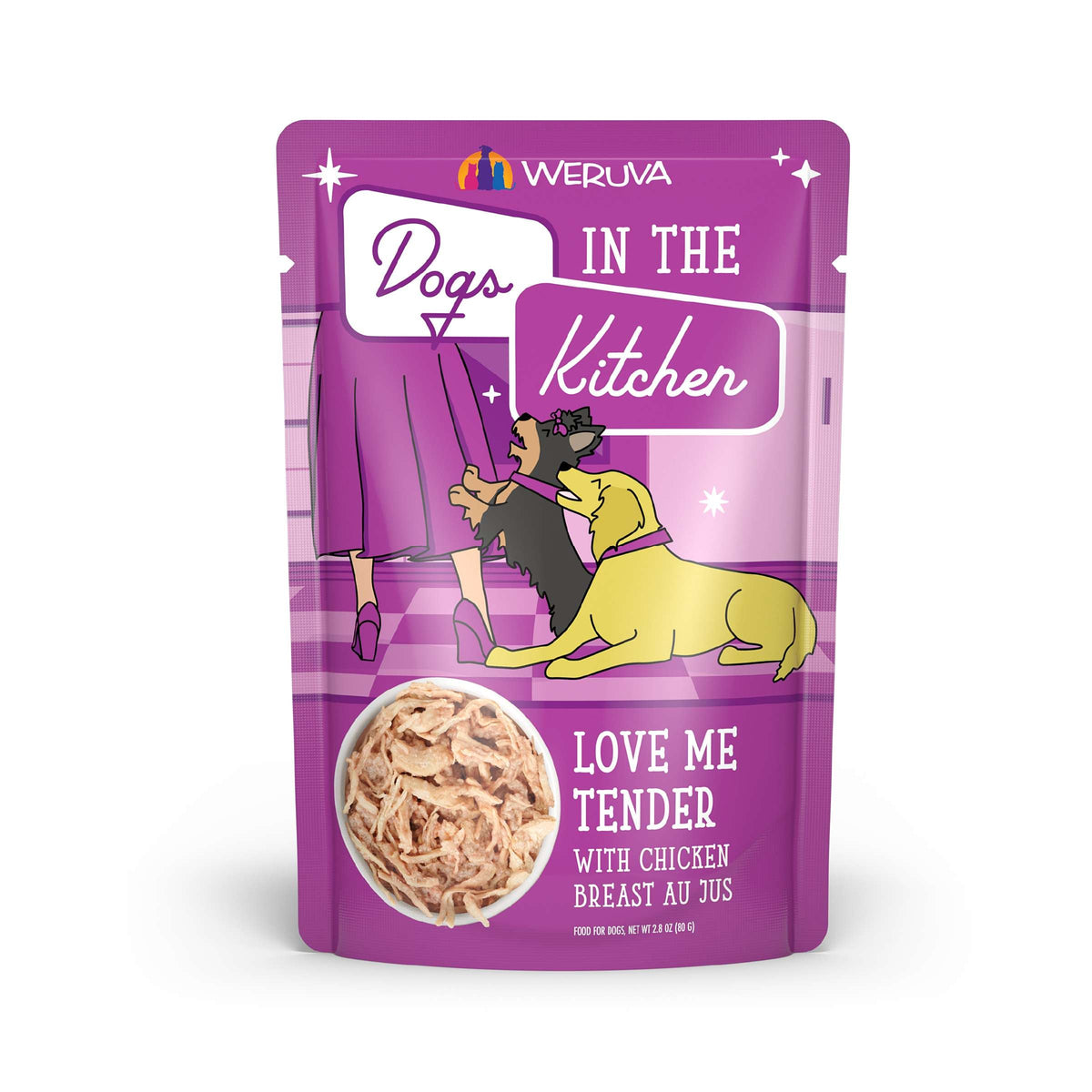 Dogs In The Kitchen Love Me Tender Chicken AU JUS Pouch