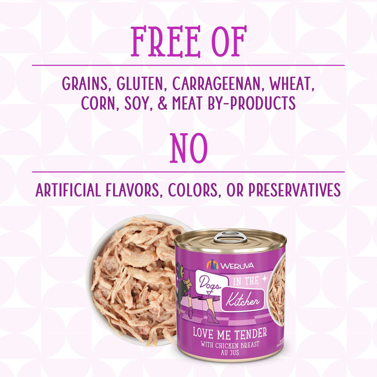 Dogs In The Kitchen Love Me Tender Chicken AU JUS Canned Food