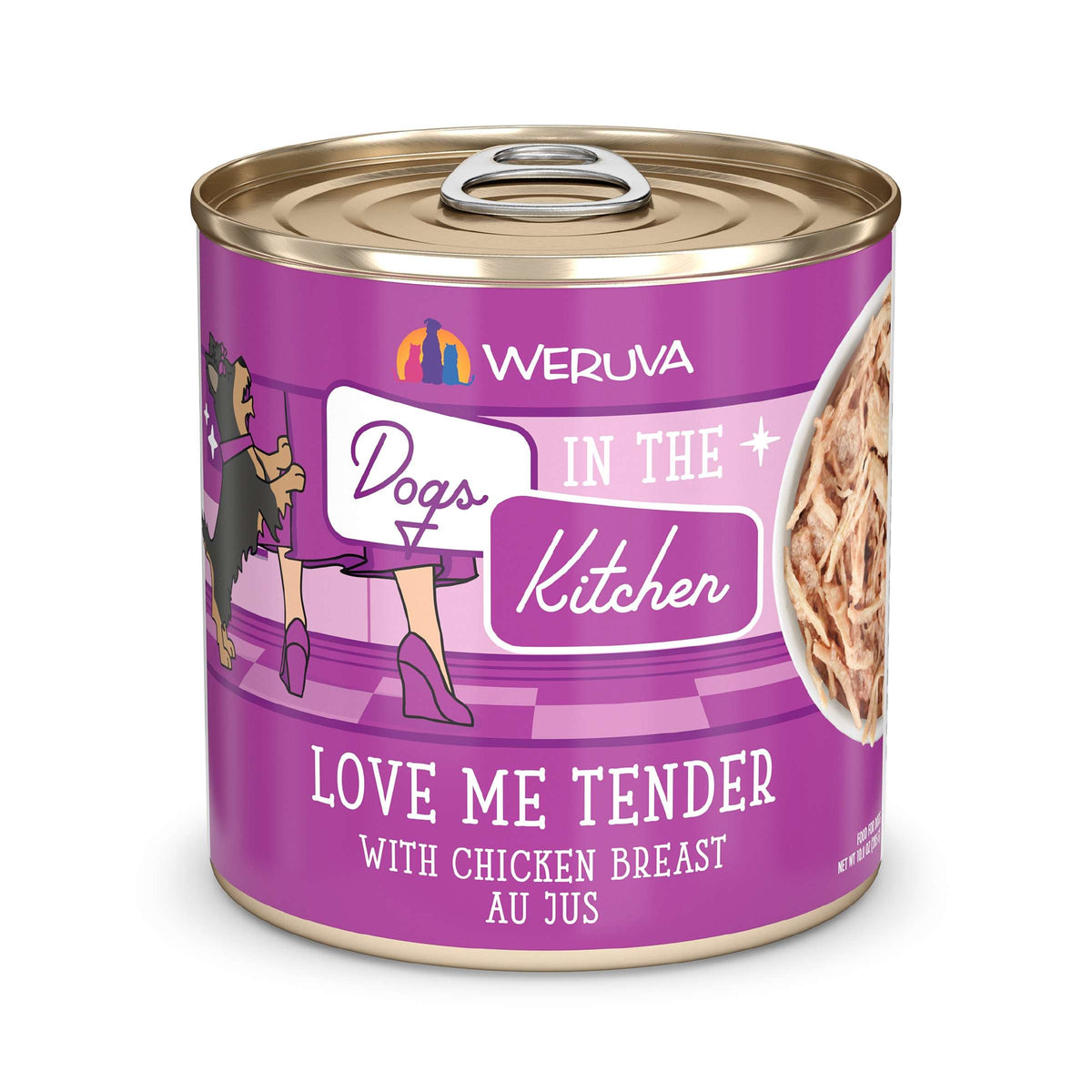 Dogs In The Kitchen Love Me Tender Chicken AU JUS Canned Food