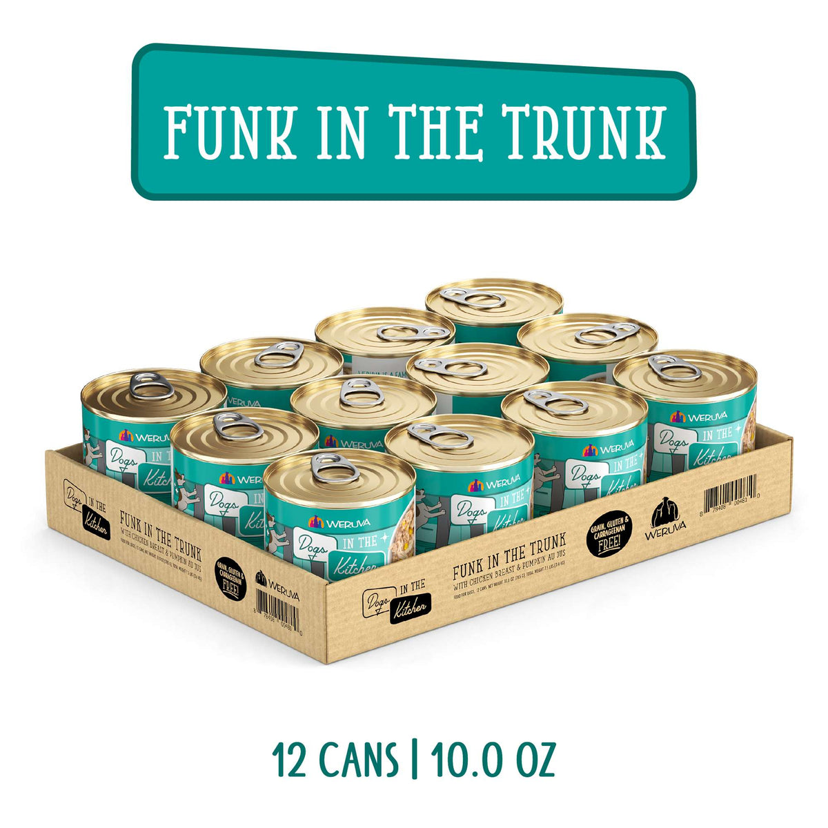 Dogs In The Kitchen Funk In The Trunk Chicken &amp; Pumpkin AU JUS Canned Food