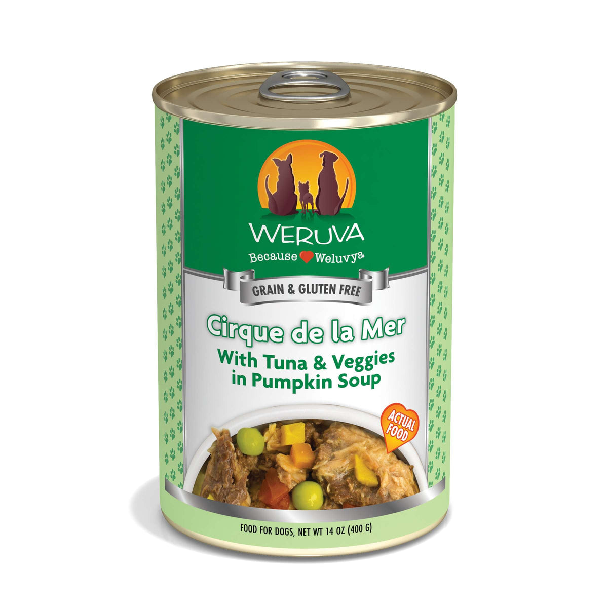 Weruva Cirque de la Mer Tuna &amp; Veggies in Pumpkin Soup Canned Dog Food