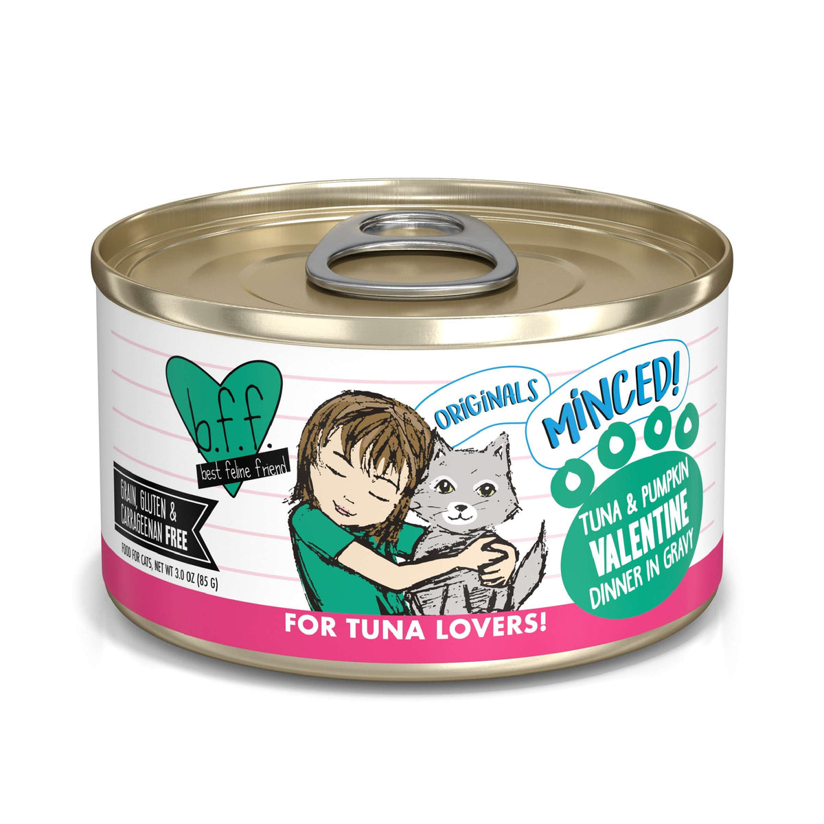 BFF Minced! Valentine Tuna &amp; Pumpkin Canned Cat Food