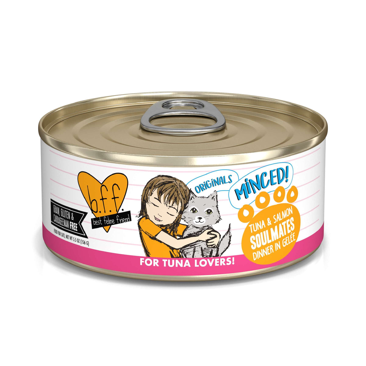 BFF Minced! Soulmates Tuna &amp; Salmon Canned Cat Food