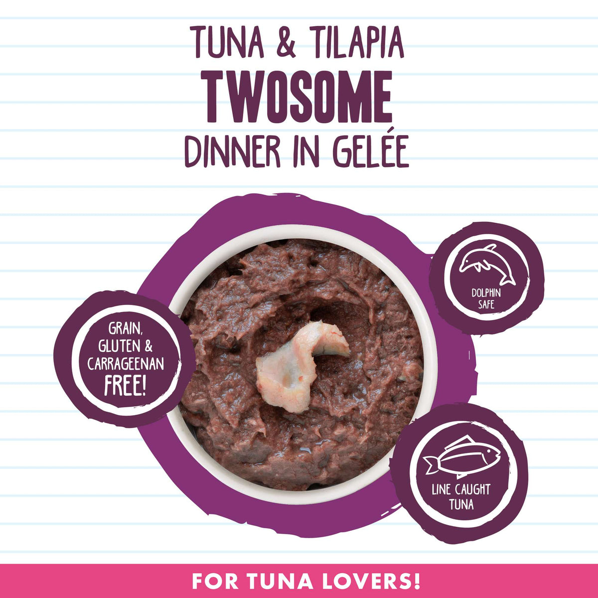 BFF Minced! Twosome Tuna &amp; Tilapia Canned Cat Food