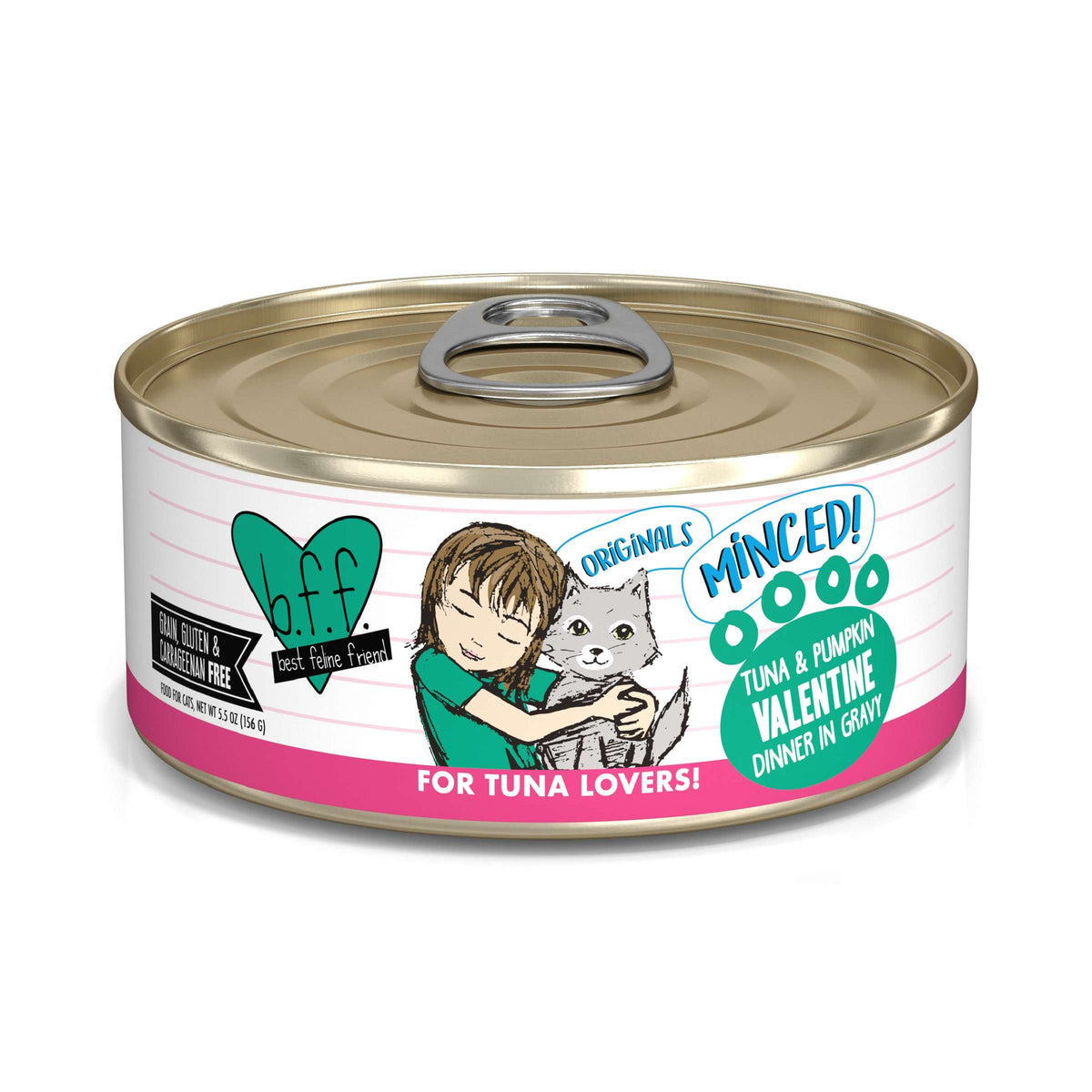 BFF Minced! Valentine Tuna &amp; Pumpkin Canned Cat Food