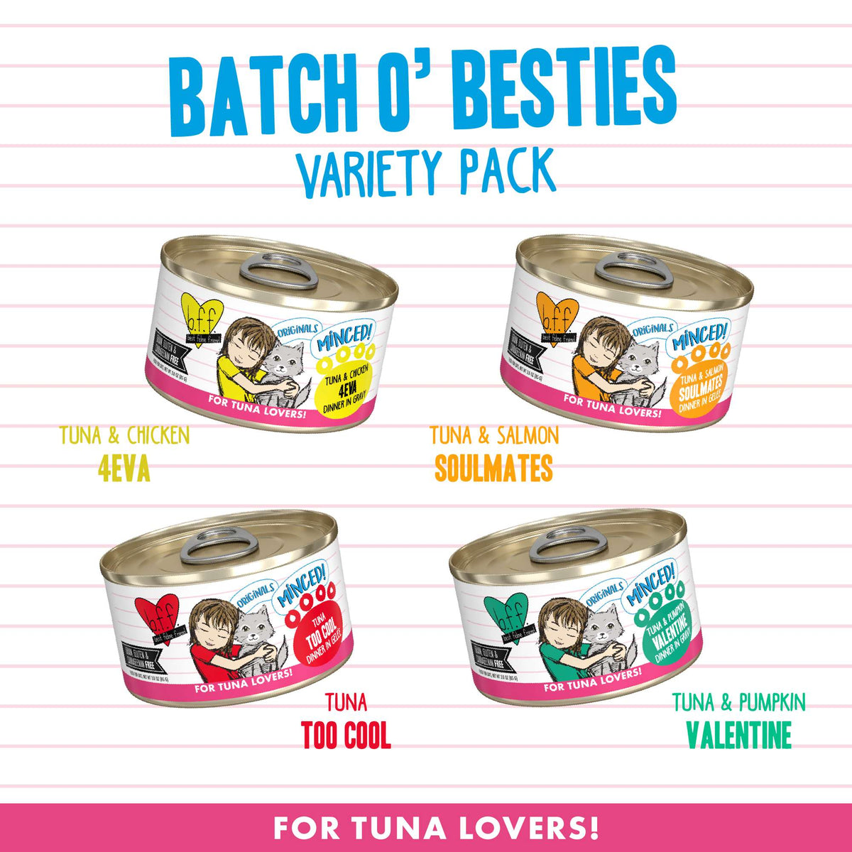 BFF Batch &#39;O Besties Variety Pack Canned Cat Food