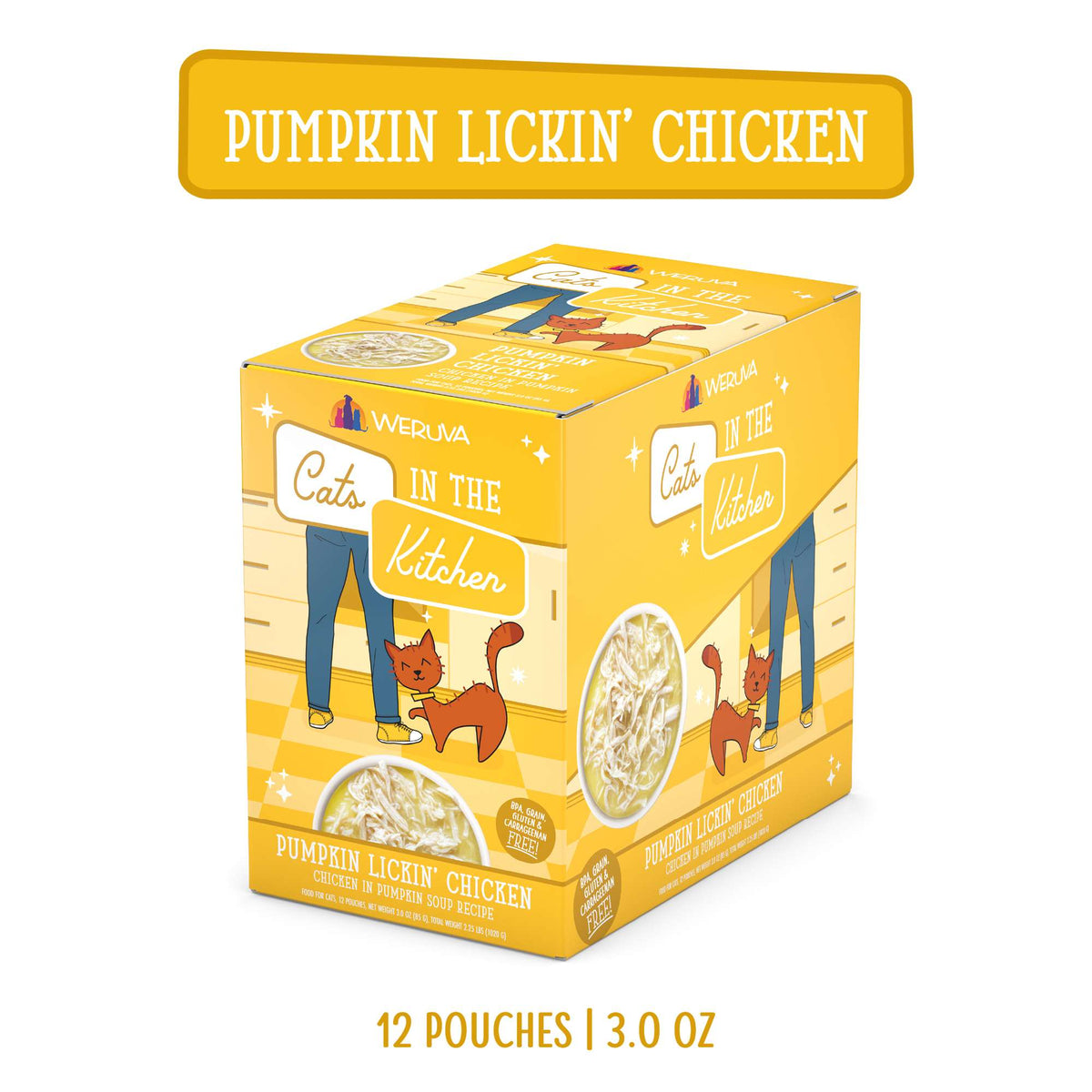 Cats In the Kitchen Pumpkin Lickin&#39; Chicken Pouch