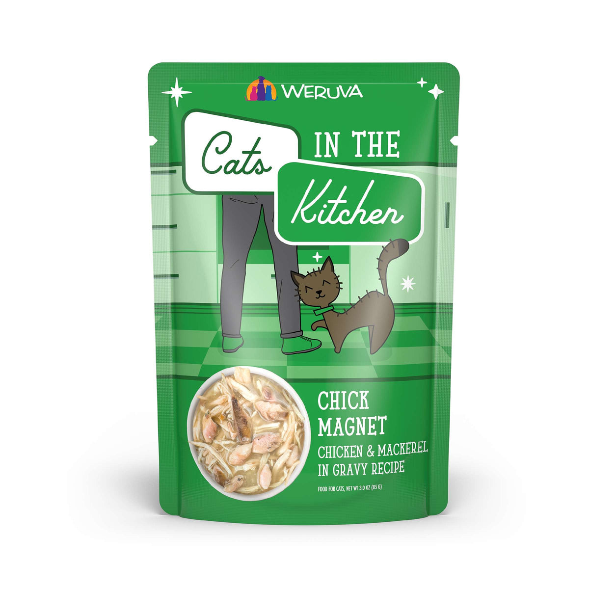 Cats In the Kitchen Chick Magnet Chicken &amp; Mackerel Pouch