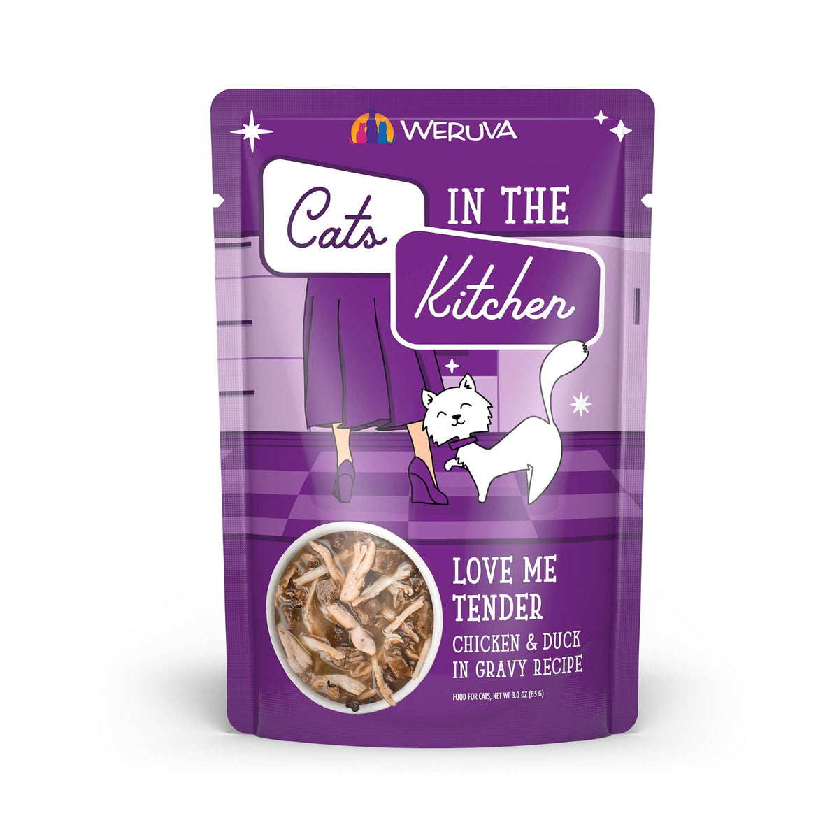 Cats In the Kitchen Love Me Tender Chicken &amp; Duck Pouch